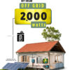 Paneles Solares para Casa Kit Solar 2000 Watts – Híbrido: Solar y Red