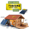 Kit Paneles mas Calentador Solar Para Glamping o Cabañas de Turismo
