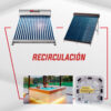 Calentador Solar Jacuzzi Glamping de mas de 1000 a 3500 litros