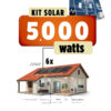 Kit Solar 5000w para Casa en Colombia | Sistema Híbrido con Paneles Solares