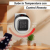 Calentador Eléctrico de Habitación – 600 watts – con termostato y pantalla LED 110v TiendaEcoSolar