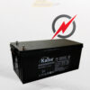 Bateria 12v 150Ah – 12 Voltios y 150 Amperios, Kaiser – Panasonic, Gel Ciclo Profundo