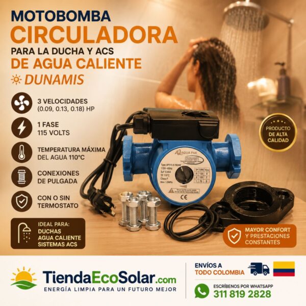 Motobomba Circuladora agua caliente LOOP3V 1x115 AQUA PAK Bomba de Agua 🌊  🛒 ¡Preguntar HOY!