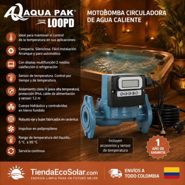 Motobomba Circuladora agua caliente LOOP 🌊 1x127 AQUA PAK Bomba de Agua 🛒 ¡Preguntar HOY!
