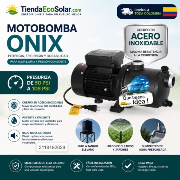 Motobomba Superficie multietapas horizontal LOTUS150 1x230 PARA COLOMBIA Bomba de Agua 🌊  🛒 ¡Preguntar HOY!